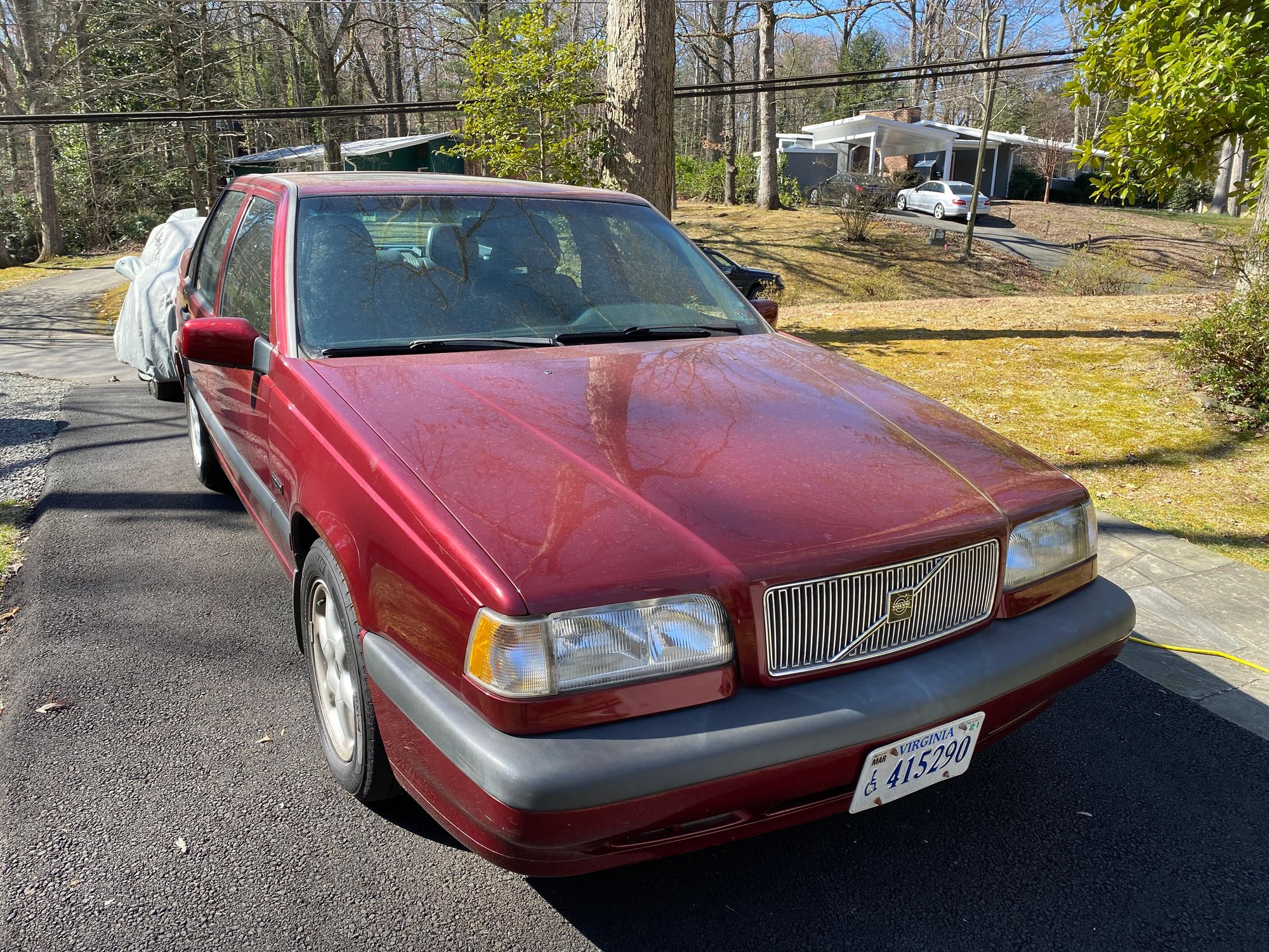 1996 Volvo 850 - 1996 850 GLT - 38k Miles - Used - VIN YV1LS551T1335530 - 38,170 Miles - 5 cyl - 2WD - Automatic - Sedan - Red - Alexandria, VA 22306, United States