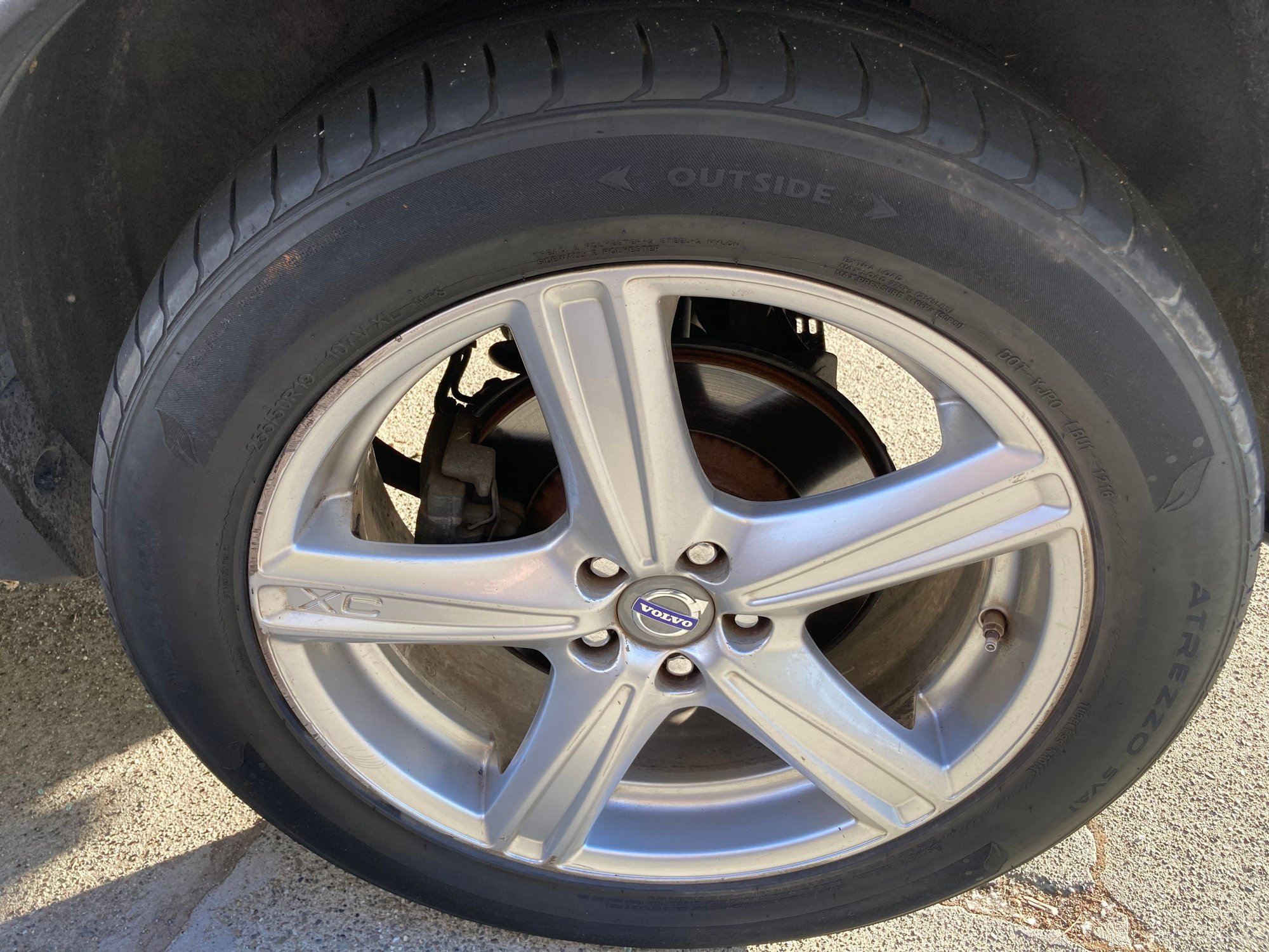 Wheels and Tires/Axles - Volvo XC90 R-Design 19 Inches Wheels And Tires 255/50/19 - Used - 2003 to 2014 Volvo XC90 - Sacramento, CA 95832, United States