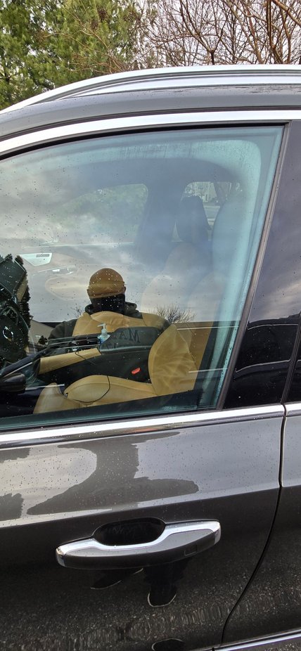 I noticed condensation on the driver side window.