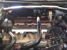 very clean engine bay.