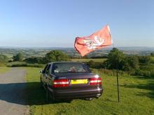 Looking over Herefordshire on the welsh border, in England