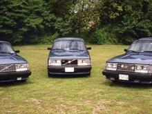 three 1983 242 flathood turbo's at Volvo meet in Virginia

mine is on the left now lives in belgium