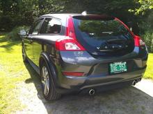 Rear shot, same day.