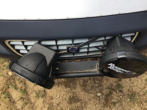 Messed up from someone backing in to the car last night.