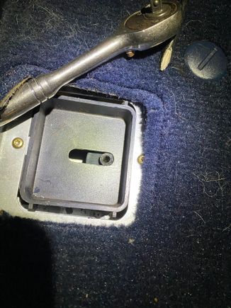 The plastic latch broke off