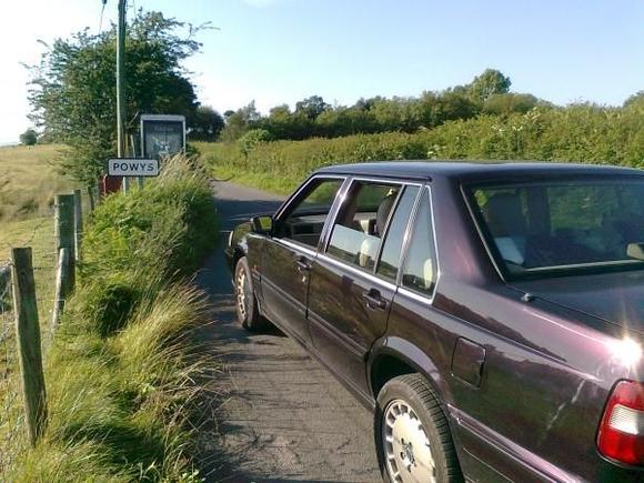 on the border of wales, Powys,