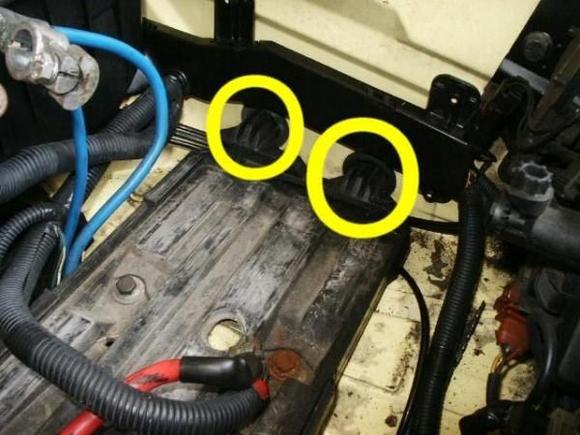 Battery Tray Studs