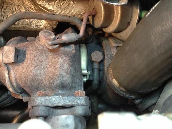 turbo oil lines
