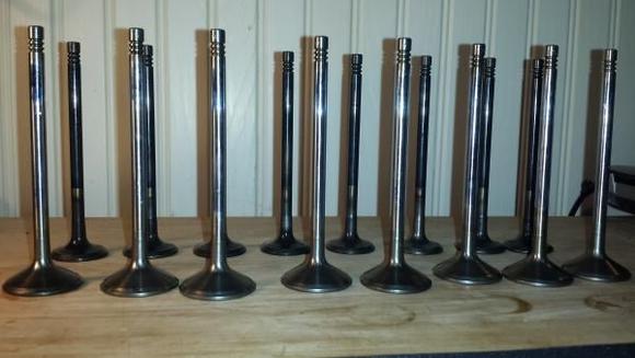 16 valves brass wire brushed