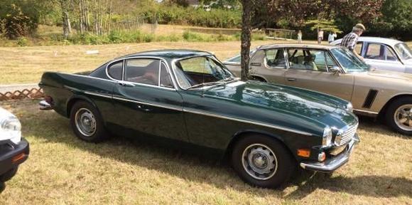 1968 Volvo 1800S first car show