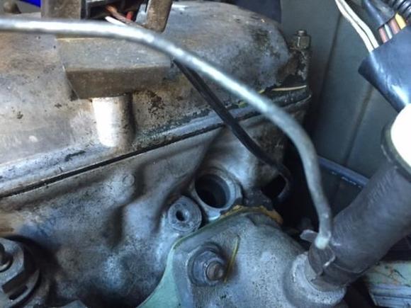 Oops! Broke fuel line #4 connector to Injector.
