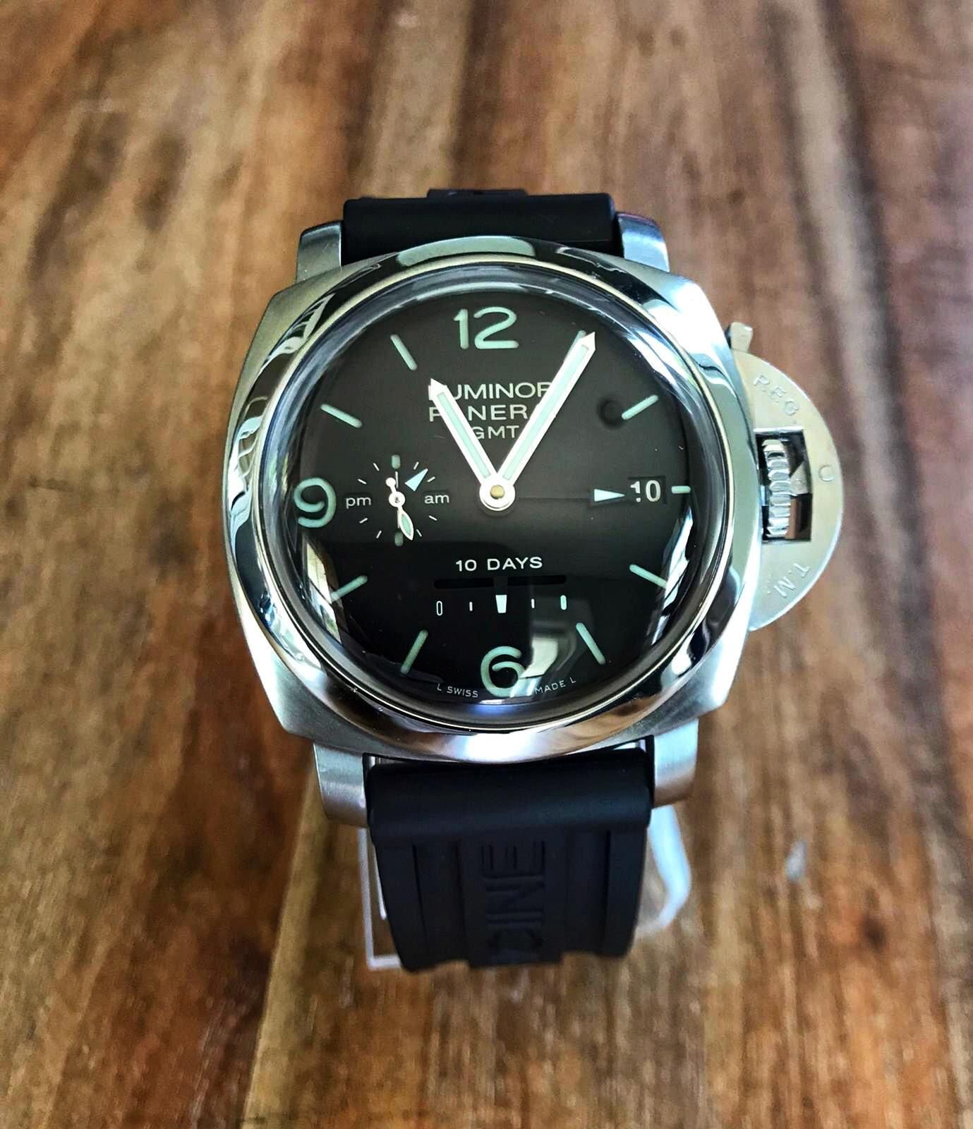 Beautiful Panerai Luminor PAM 270 1950 10 Day GMT 44mm COMPLETE