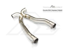 Fi Exhaust for Porsche 958.2 Cayenne S Hybrid – Mid X Pipe.
