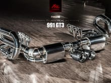 Fi Exhaust for Porsche 991 GT3 – Full Exhaust System.