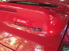 Carrera S on the Ducktail
