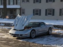 Ron's twin-turbo Corvette.