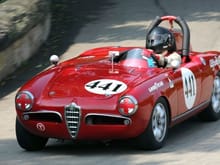 Alfa Romeo racing at the Pittsburgh Vintage Grand Prix