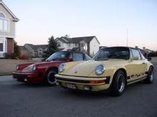 My old 74 Carrera, along with it's sibling neighbor.