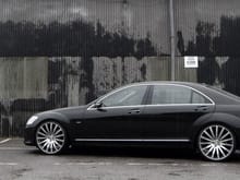 mercedes sclass Brabus fittted with 22&quot; WC2 wheels