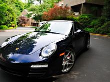 Front View 2009 C4S (Midnight Blue)