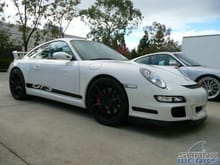 2008 Porsche 997 GT3 SharkWerks Exhaust Tips Cargraphic Screen Kit