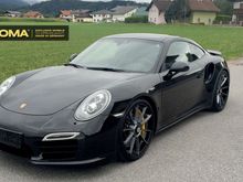 PORSCHE 991 TURBO S WITH 21″ FORGED RIMS BY LOMA WHEELS