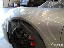 Full Fender installation with edges wrapped where ever possible.
