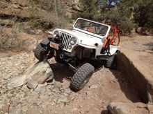 Team Risk It - 81 CJ8 3 & 4 link suspension Rock Crawling Bad Boy!