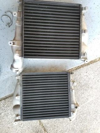 Inter coolers removed and cleaned