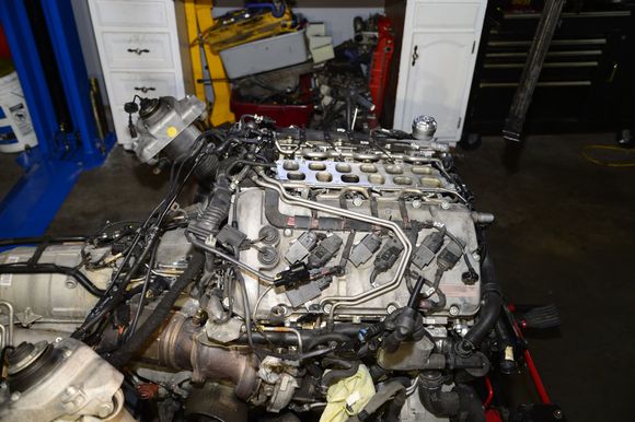 Need the plenum removed first to change spark plugs