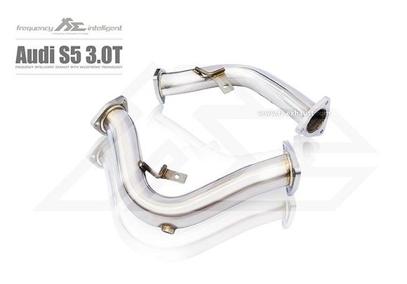 Fi Exhaust for Audi S5 3.0T - Catless DownPipe.