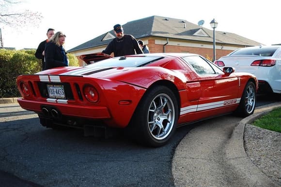 Beautiful Ford GT at Katie's Cars & Coffee in Virginia last Saturday.