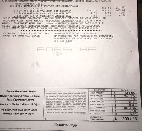 Hey guys I have posted this before but it makes sense to post this again while the conversation is currently at this state. This is my paperwork from January when I had mine replaced under a 3 month used car warranty from the Mercedes dealership I purchased my 2011 from. Hope this helps a few of you in this thread.
