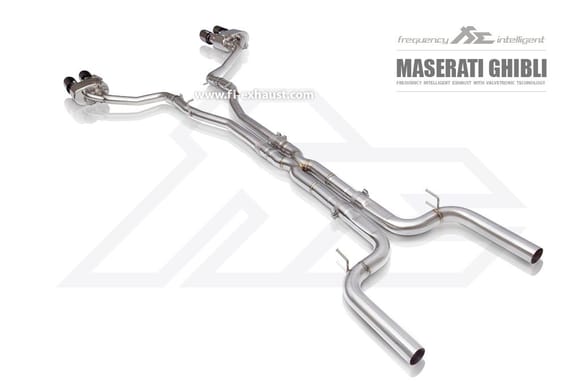 Fi Exhaust for Maserati Ghibli 3.0T - Full Exhaust System.