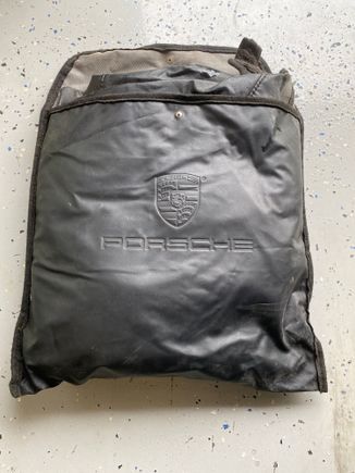Travel case fits nicely in trunk
