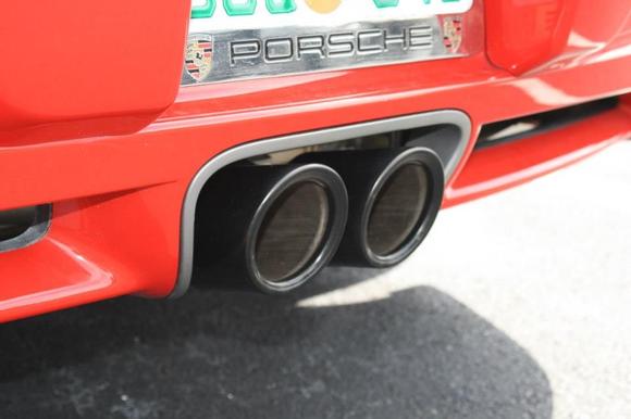 Boxster Spyder Tip Installed