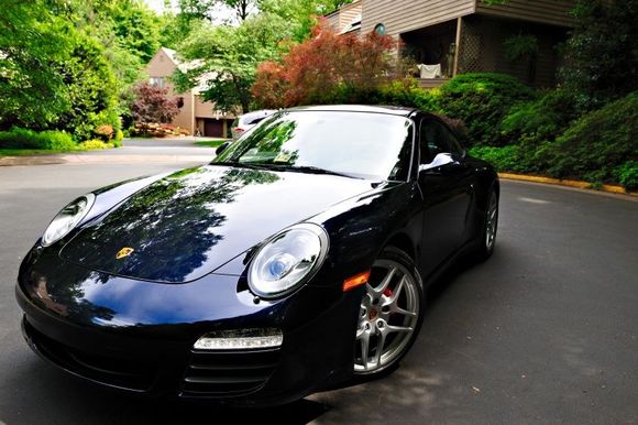 Front View 2009 C4S (Midnight Blue)