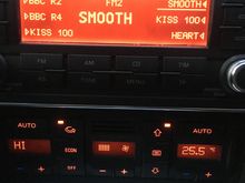 Hi I’m new to this forum and hoping someone can help? As you can see in the picture all is ok with the radio but the back lights don't work anymore, I can’t find anything in the manual to help? The radio works fine other than that. I have a 2008 A4 2.0L S-Line cabriolet. Many Thanks  