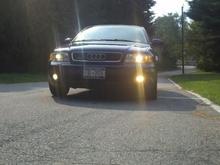 yellow fogs, ultra white lights
