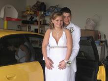 gf's prom, infront of the s4 (oh yea its imola!!)