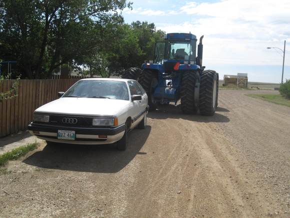 1989 Audi Quattro & 1999 Versatile 9682