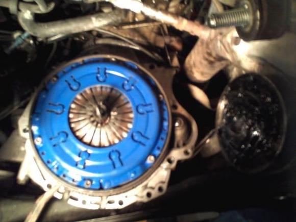 New F1 Racing clutch installed - Nov. 2012