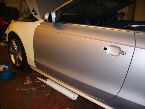 audi a5 pearl white