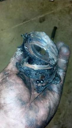 throwout bearing - exploded view
