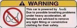 Warning sign