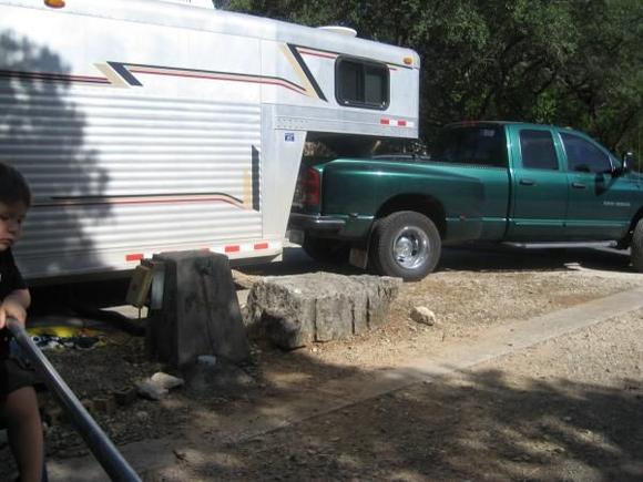 My Dodge RAM 3500 Laramie 4X4 Dually and 4Star 3 horse with Living quarter Horse Trailer