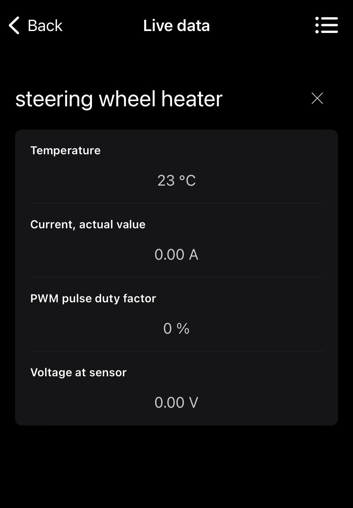steering wheel buttons are no longer illuminated in the dark