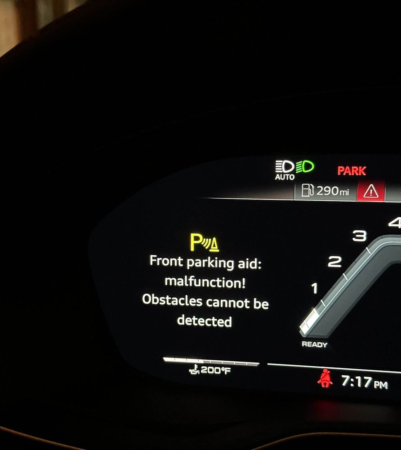 Audi S5 Front Parking Aid Malfunction? AudiWorld Forums