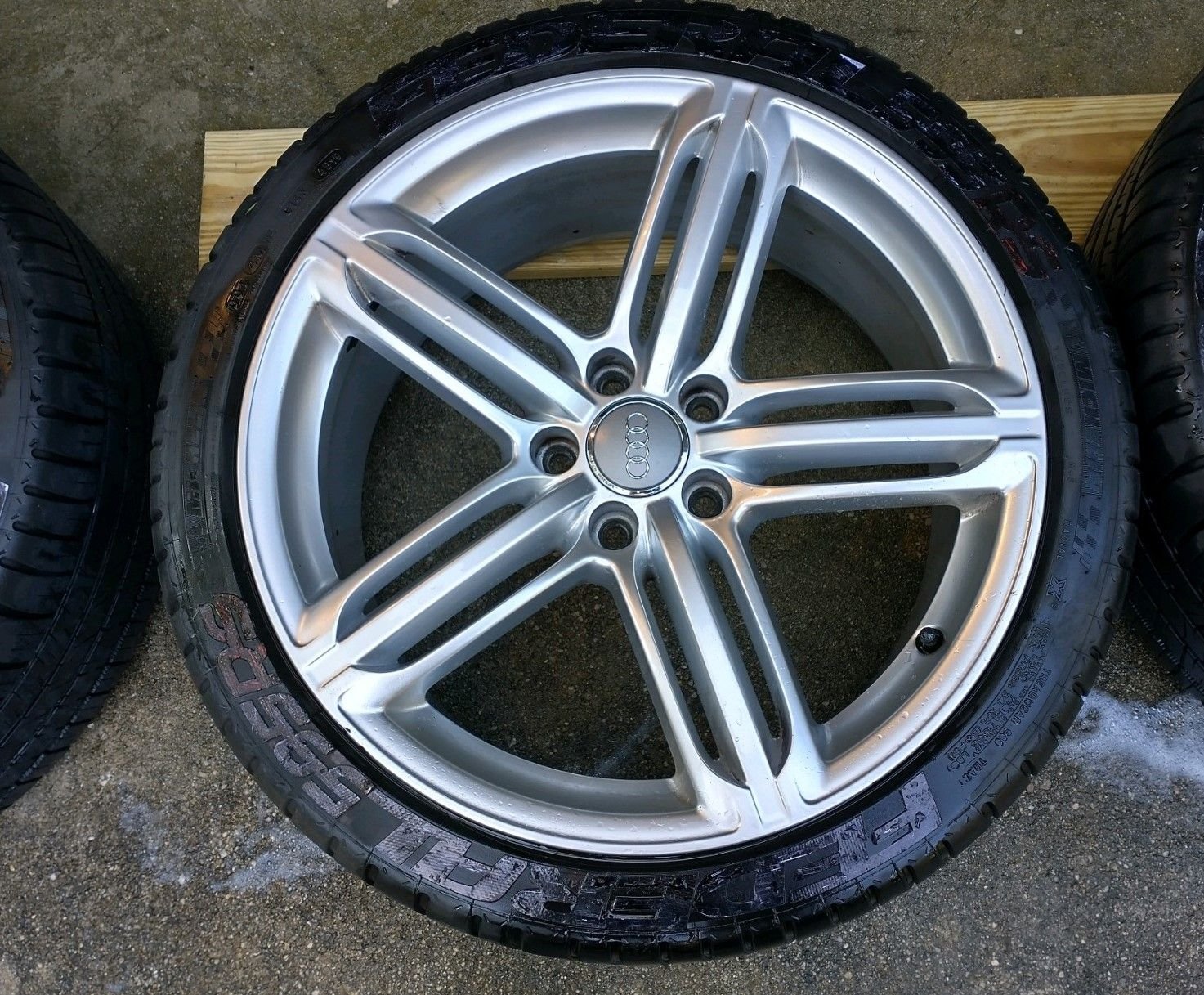 19" OEM Peelers ET43 nice with Michelin M+S tires AudiWorld Forums