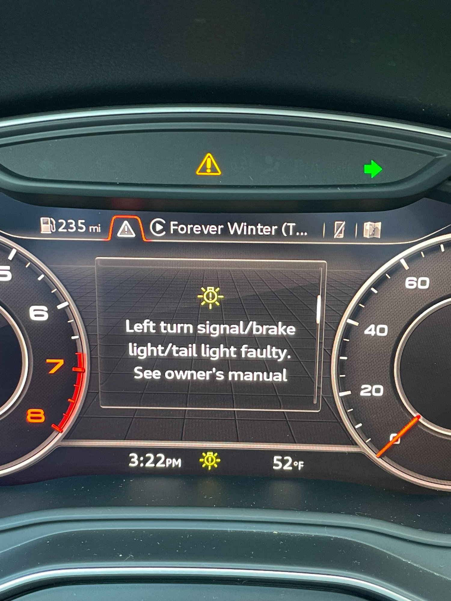 2018 Q5 - Both tailgate light stopped working - AudiWorld Forums